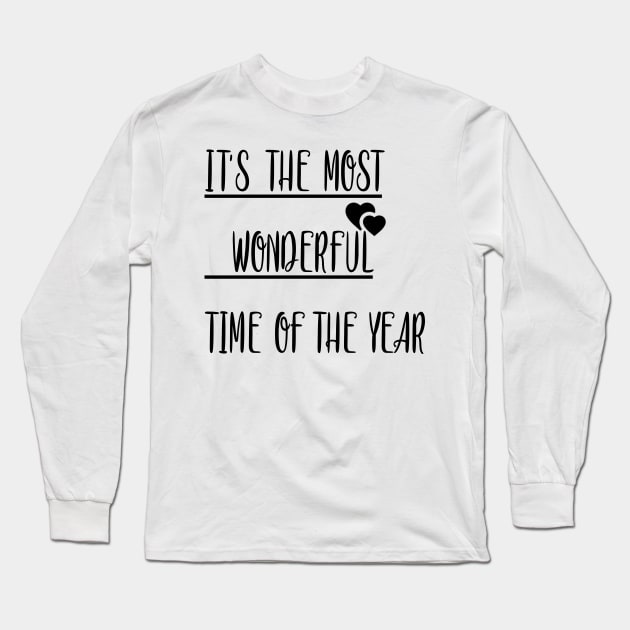 wonderful time of the year Long Sleeve T-Shirt by mobilunik